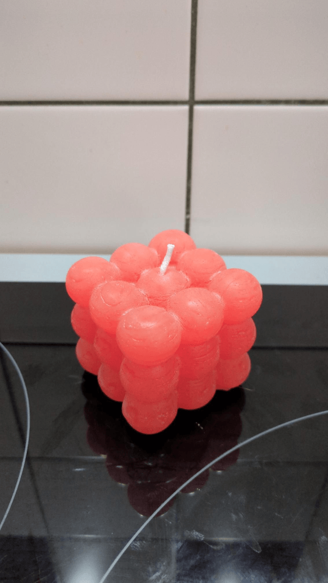 Bougie parfumée à la pêche 🍑